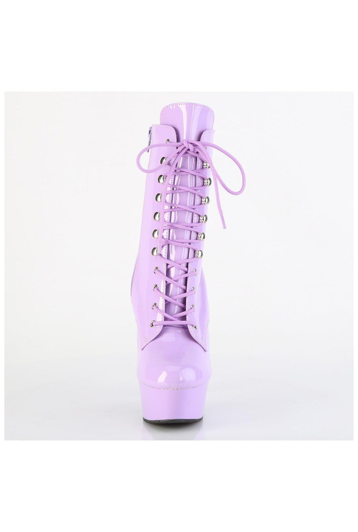 Pleaser Stylish 6-Inch Heel DELIGHT-1020 Lace-Up Ankle Boot