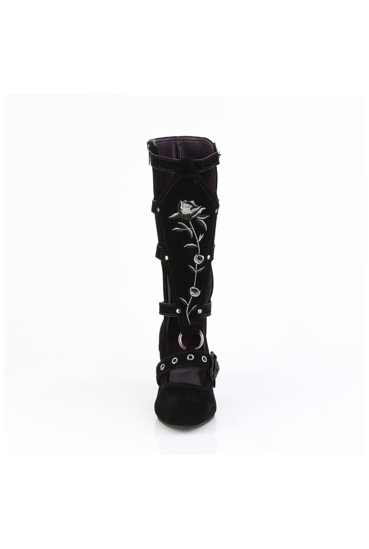 Demonia Stylish Mid - Calf Knee Boot WHIMSY - 118 with 2 1/2' Heel