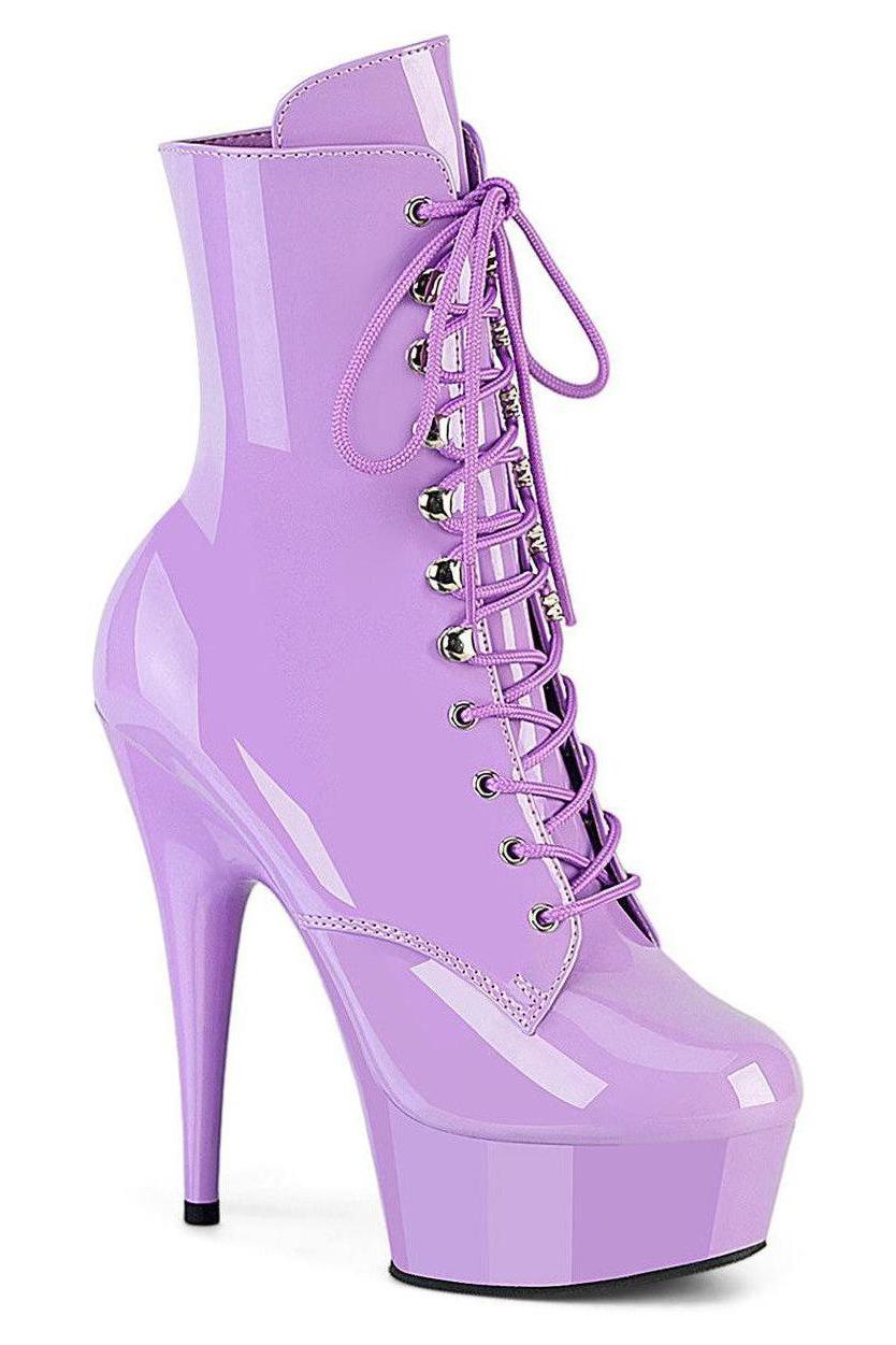 Pleaser Stylish 6-Inch Heel DELIGHT-1020 Lace-Up Ankle Boot